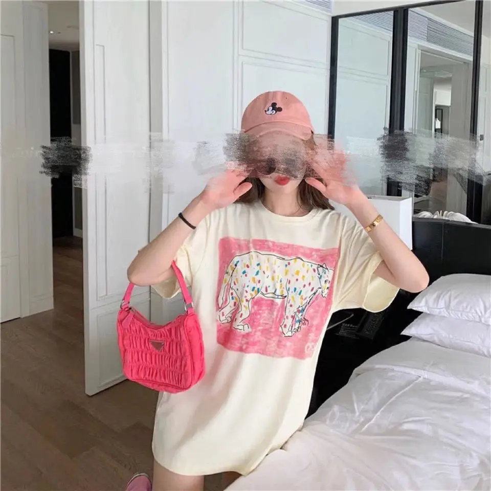 Cartoon Graphic Print Blouse T Shirt Women Harajuku Style Aesthetic White Casual New Fashion Summer |