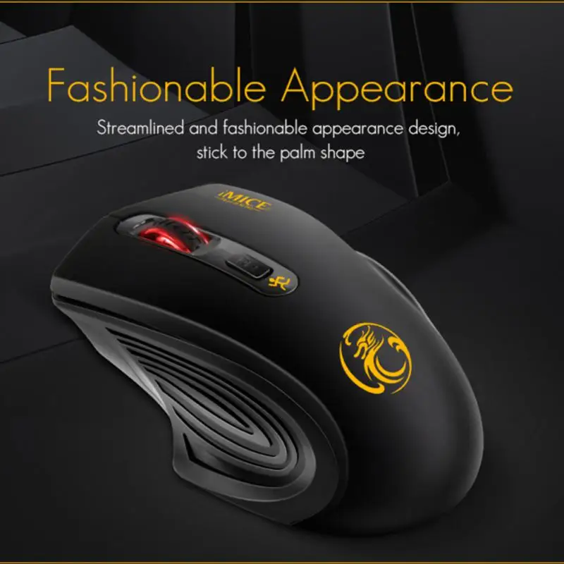 

Usb 2.0 Receiver Wireless Gaming Mouse 2000dpi Computer Optical Mice 2.4ghz Ergonomic Mice 4 Buttons Mute Business Mouse 2.4ghz