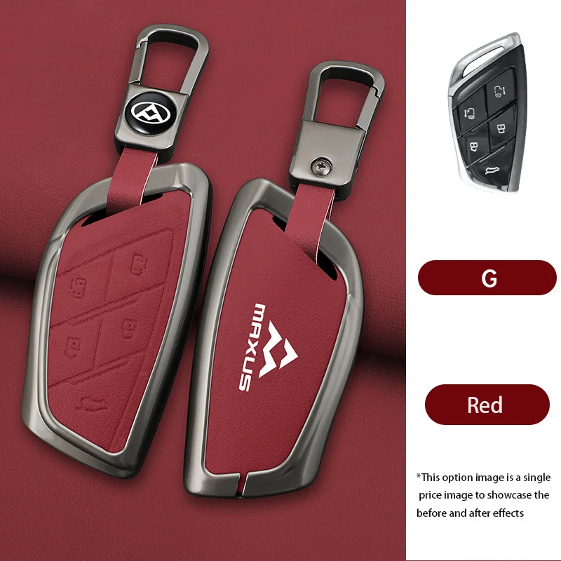 

Кожаная сумка для ключей из цинкового сплава, чехол-кошелек, чехол для ключей, автомобильный чехол для MAXUS G90 MPV MIFA 9 2022, аксессуары