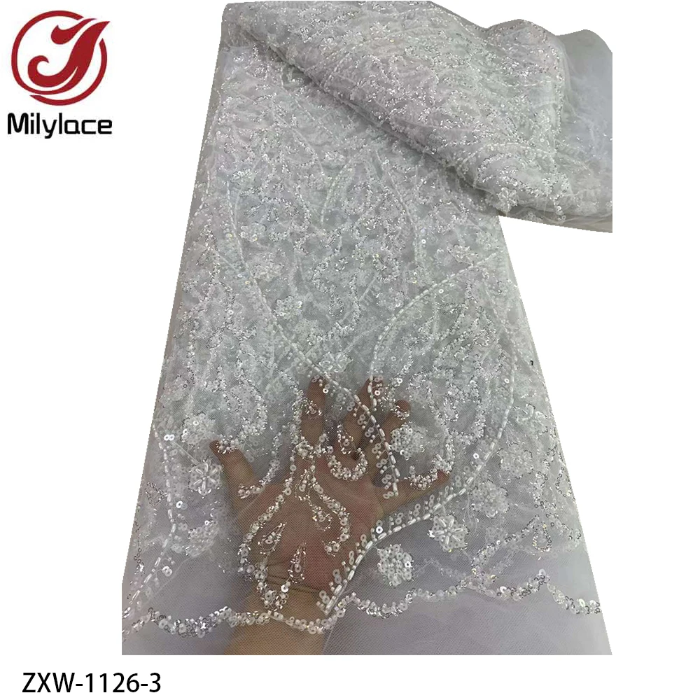 Французская сетка тюль с блестками свадебная кружевная ткань