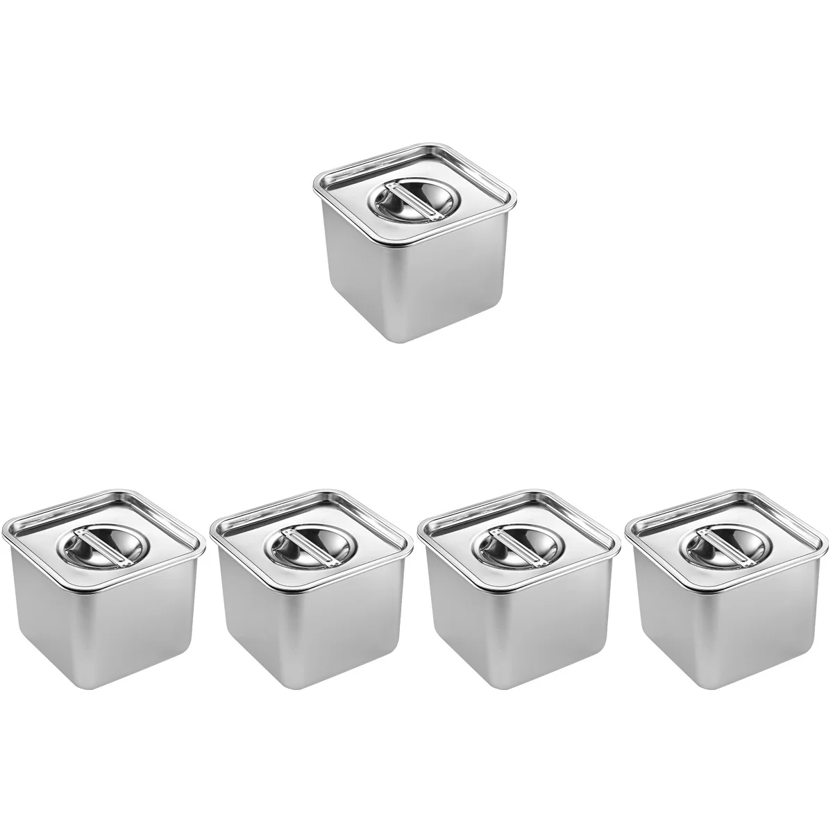 

5x Sealing Household Condiment Container Condiment Server Condiment Container With Lids for Storage Condiments Home Kitchen