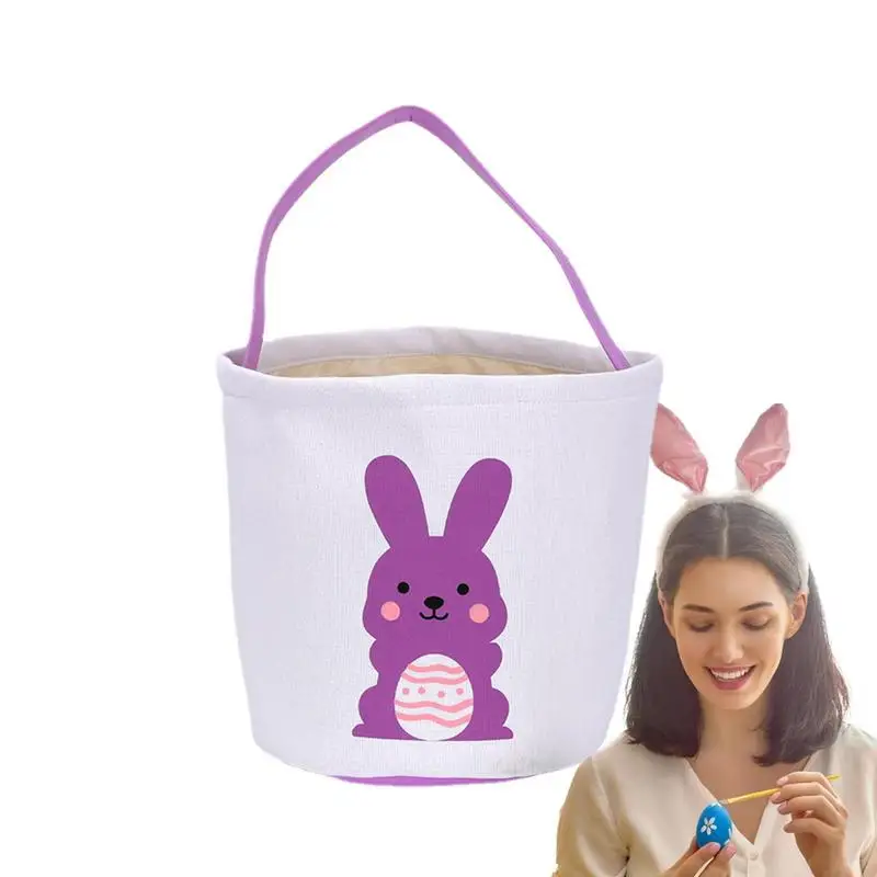 

Easter Bunny Basket Bags For Kids Portable Rabbit Bag Easter Basket Easter Gift Bags Bunny Treat Bags For Easter Party
