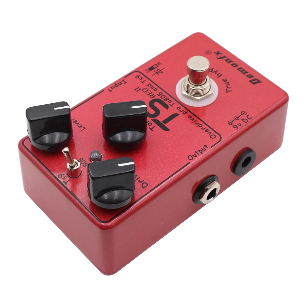 Педаль для гитарных эффектов Demon FX TS RED II | AliExpress