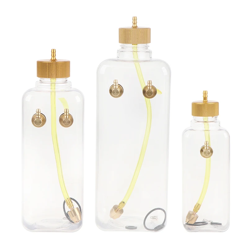 

RC Fuel Tank Transparent Plastic Bottle 260/500/1000CC CNC Aluminum Alloy For Gas And Nitro Airplane Model