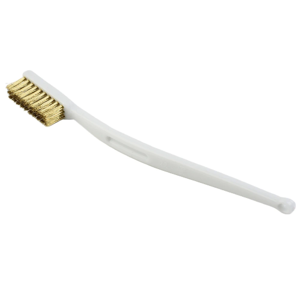 

Brass Wire Brush Mini Paint Rust Remover Steel Wire Brushes 175mm For Metal Rust Removal Barbecue Net Decontamination Tools