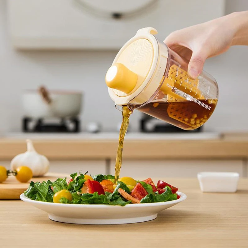 Ручная смесь для яиц с градуированной чашкой смешивания домашний миксер приправ