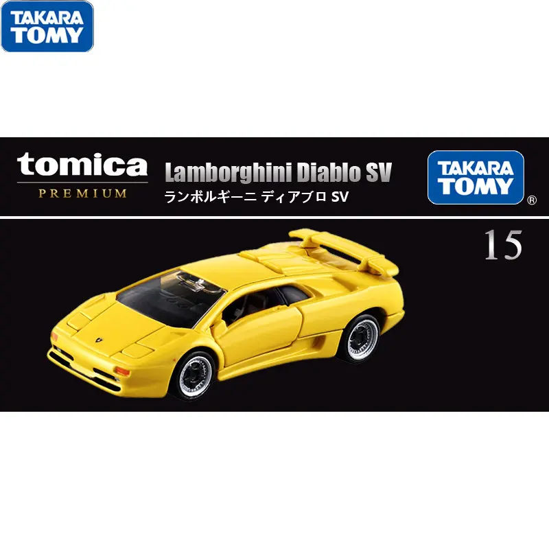 

Takara Tomy Tomica Premium TP15 Lamborghini Diablo SV Yellow Metal Diecast Vehicle Model Car
