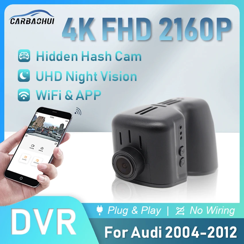 4K 2160P Автомобильный видеорегистратор Plug &amp Play с HD камерой ночного видения для Audi A1