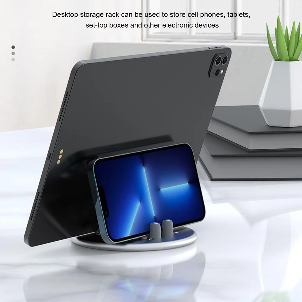 

Desktop Cellphone Stand Tabletop Holding Shelf Adjustable Storage Holder
