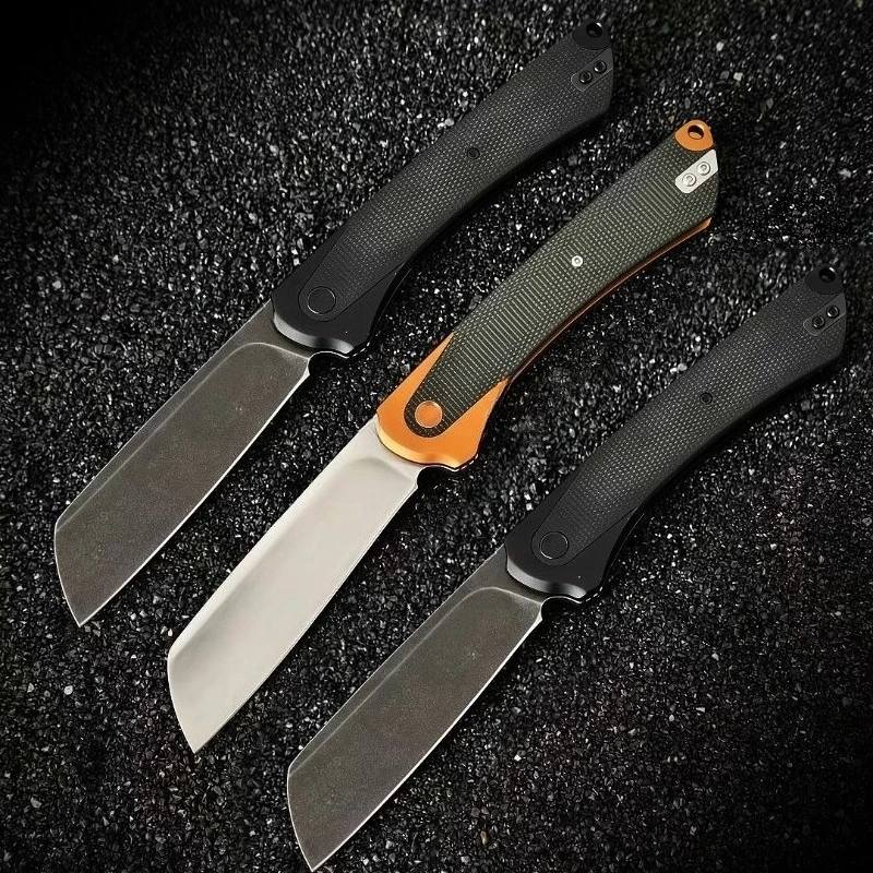 Фото Новый складной нож D2 с рукояткой G10, высокой твердостью, для кемпинга, практичный, портативный, нож для фруктов, инструмент EDC. №2