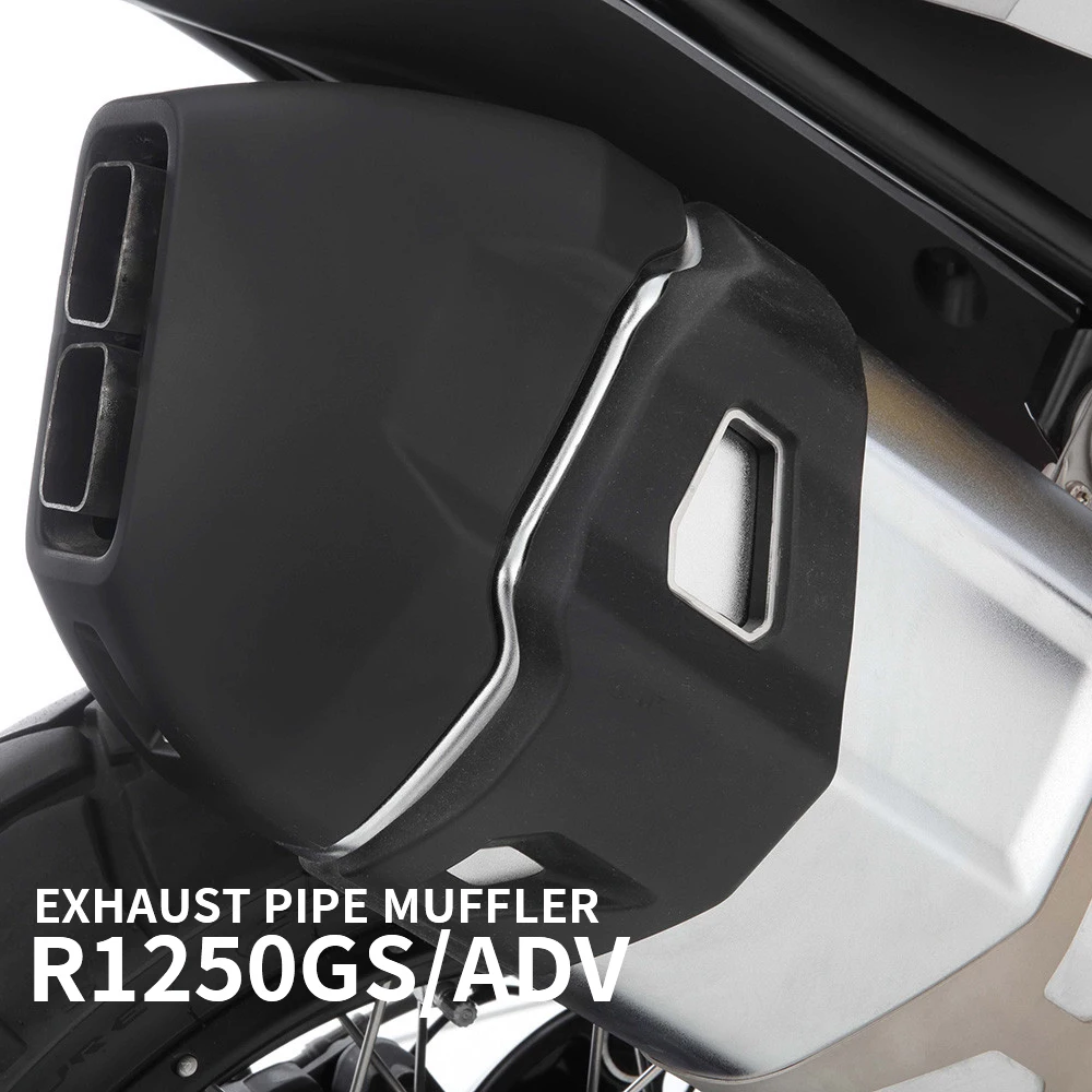 

R1250GS R1200GS ADV Motorcycle Rear Exhaust Pipe Muffler Silencer Anti-Drop Falling Glue Protection For BMW R 1200 GS Adventure