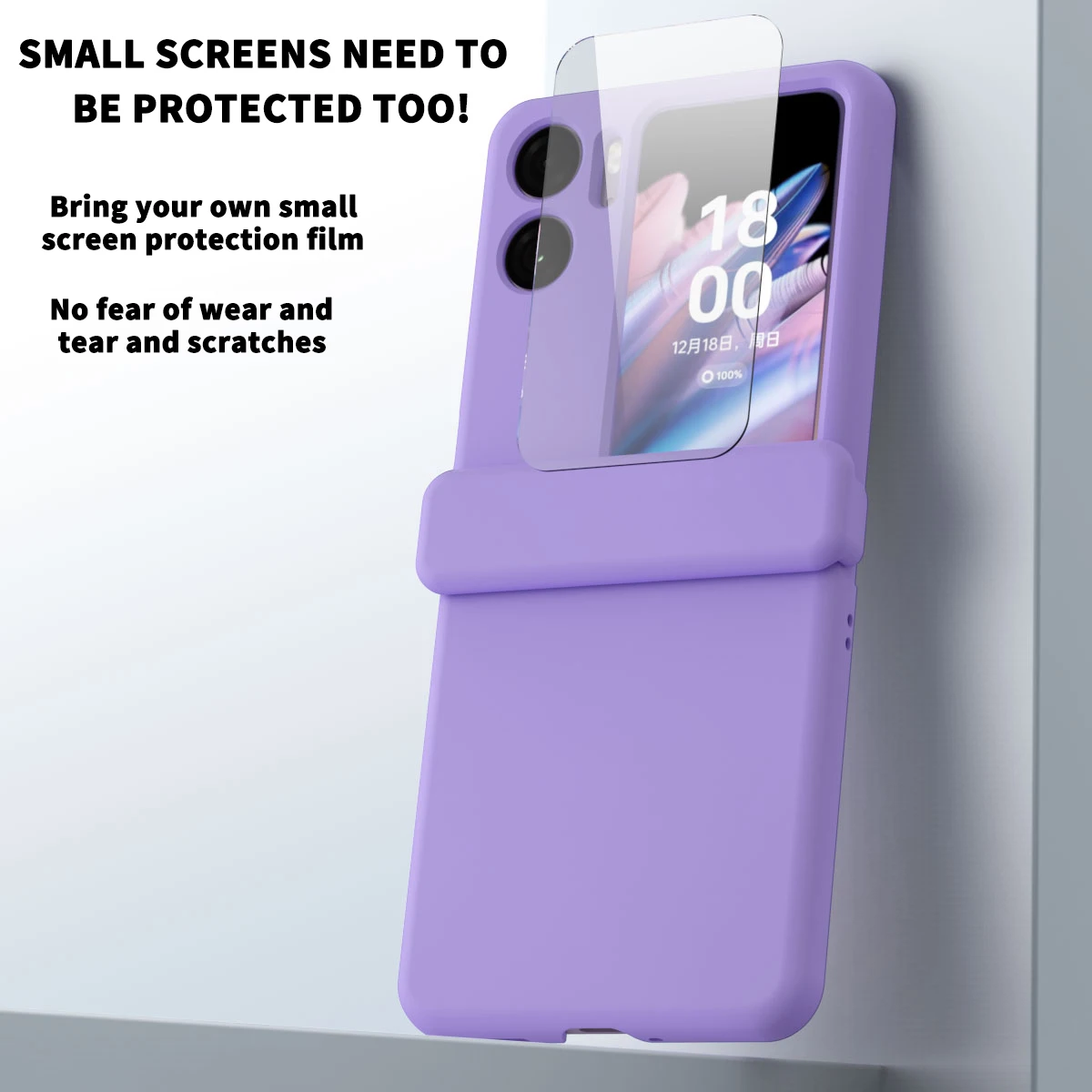 

Новый стиль, флип-чехол для OPPO Find N2, флип-магнитный шарнир с кольцевым держателем, противоударный чехол с небольшим защитным экраном для OPPO Fin