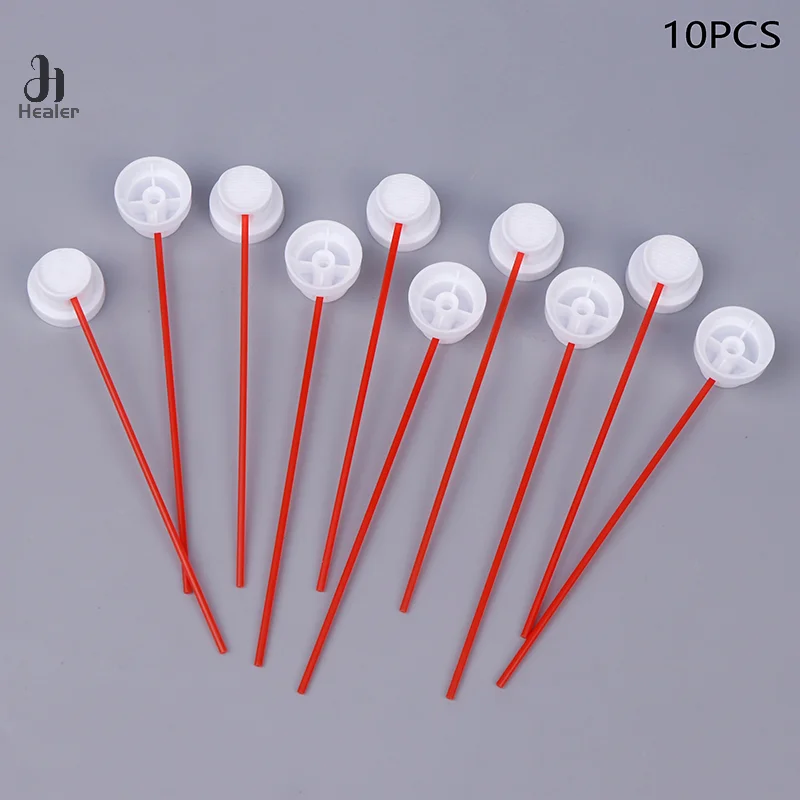 10 шт. колпачки для распыления краски подходят для женских банок, игольчатый колпачок-распылительная насадка-насадки для распыления краски-наконечники красной тонкой трубки