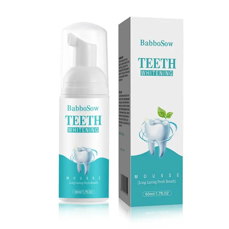 

50ml Remove Oral Odor, Remove Tooth Stains, Whiten Teeth, Freshen Breath, Foam, Compact Tooth Cleaning Mousse