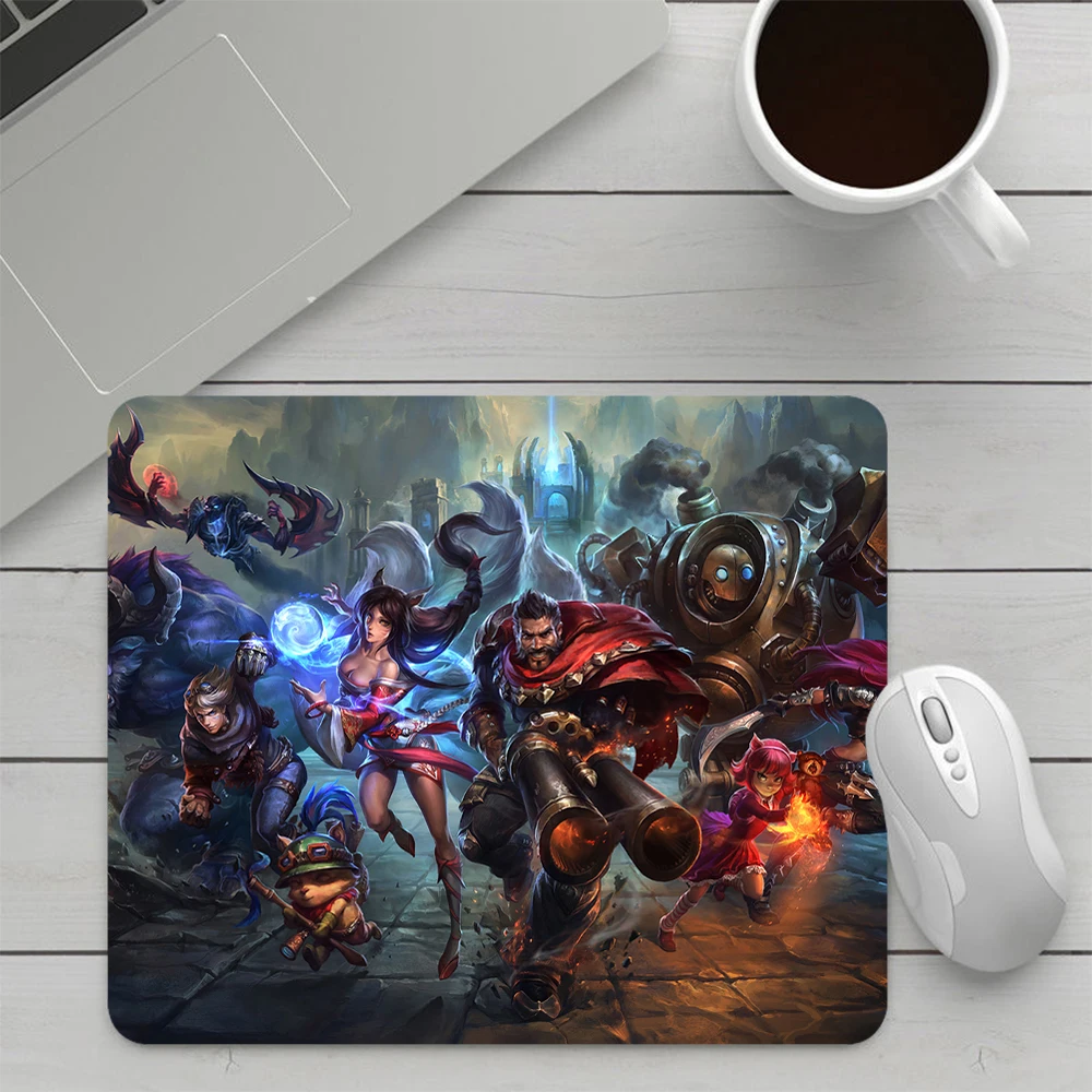 Небольшой Игровой Коврик для мыши League of Legends Heroes компьютерный коврик игровой