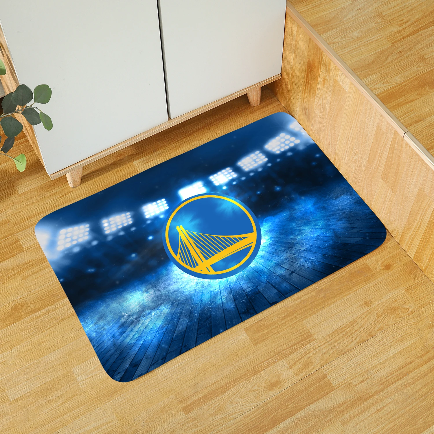 

Basketball Warrior Simple Be Non-Slip Absorb Water Kitchen Mat Floor Carpet House Long Short Strip Door Mats Modern Home Decor