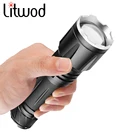 Супермощсветильник светодиодный фонарик XHP320, фонарь с USB, тактический фонасветильник XHP90, перезаряжаемый 16-ядерный, фсветильник для кемпинга с Usb