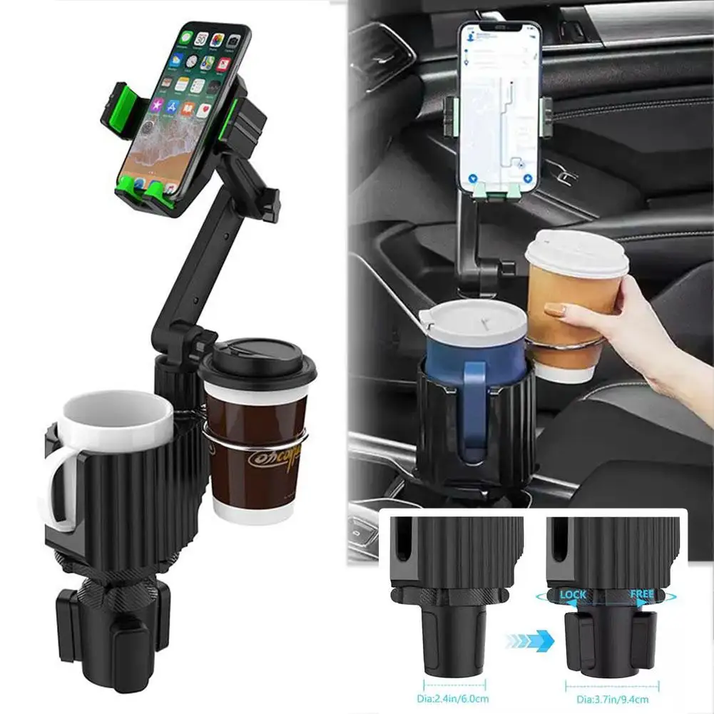 

Универсальный автомобильный держатель для стакана, подставка для телефона, регулируемое интерьерное оборудование для автомобиля для Huawei, Samsung Z1L8
