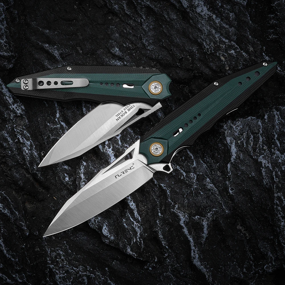 NEWOOTZ VG10 стальной складной нож карманный G10 рукоятка EDC Дикая Охота Выживание на