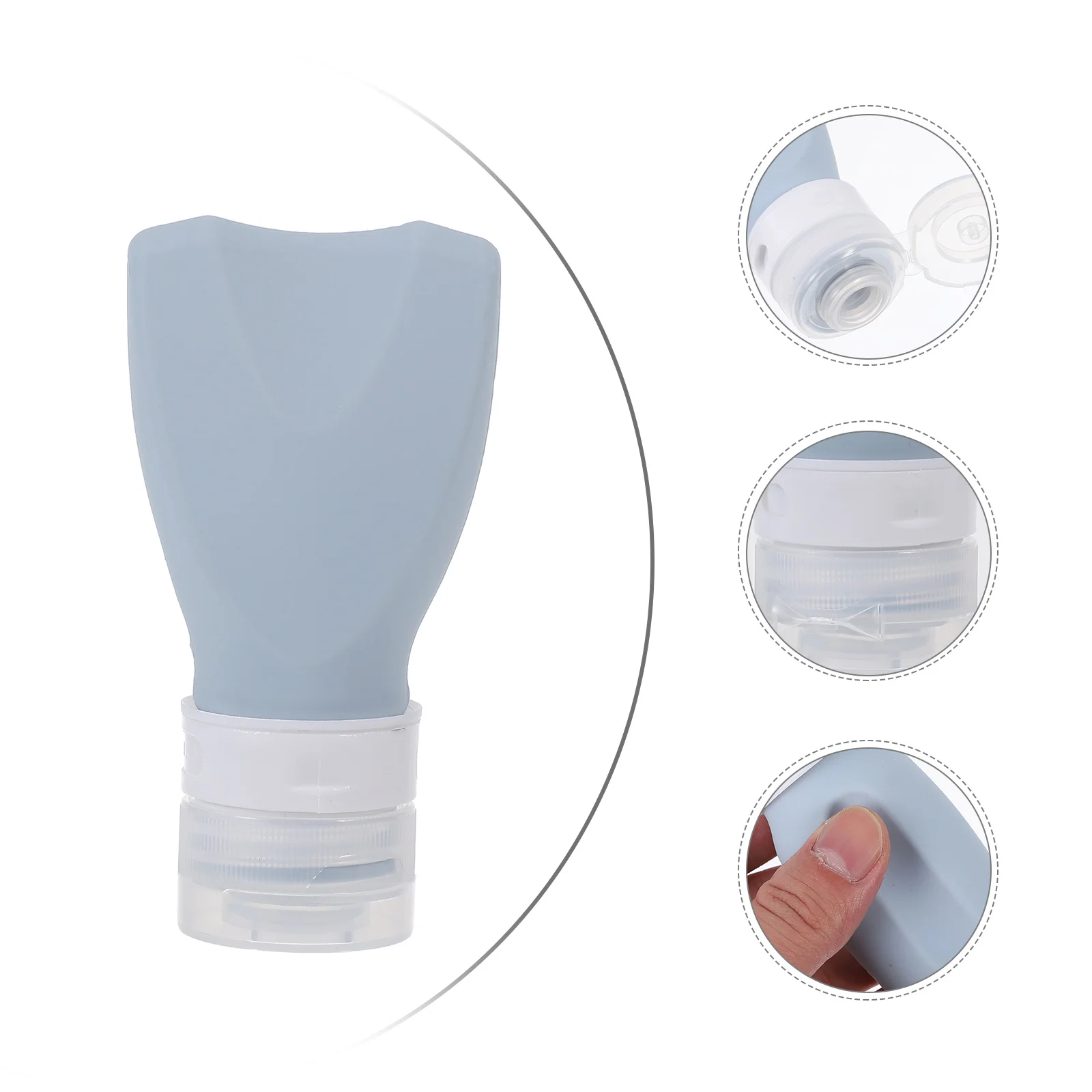 

3 pcs Leak Proof Travel Bottles Shampoo Bottle Cosmetic Container Squeeze Bottle