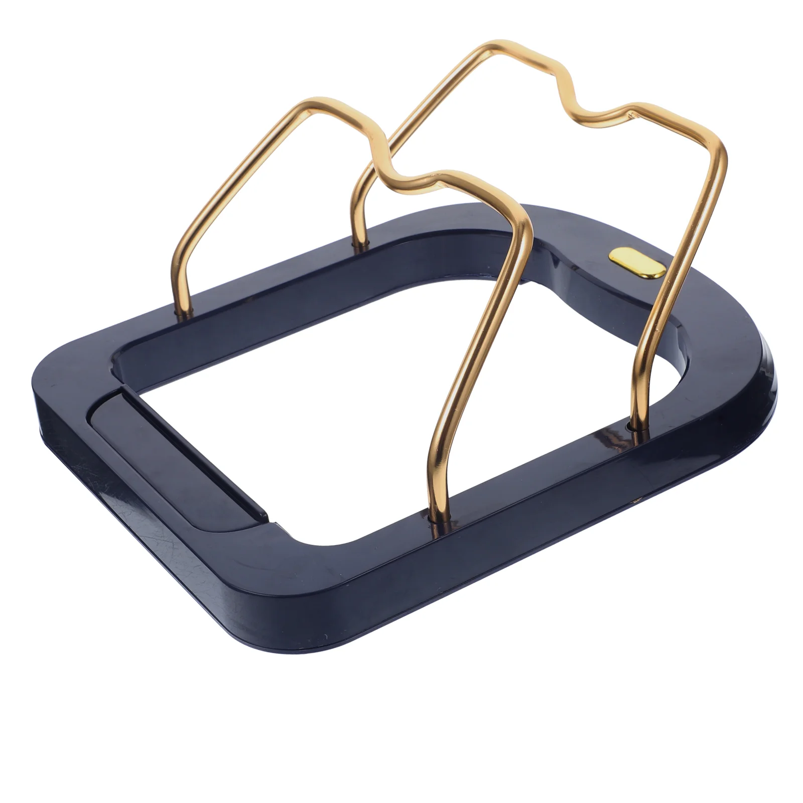 

Lid Pot Rack Holder Cover Organizer Pan Home Kitchen Restaurant Cookware Decorative Punch Free Resistant Wear Household Reusable