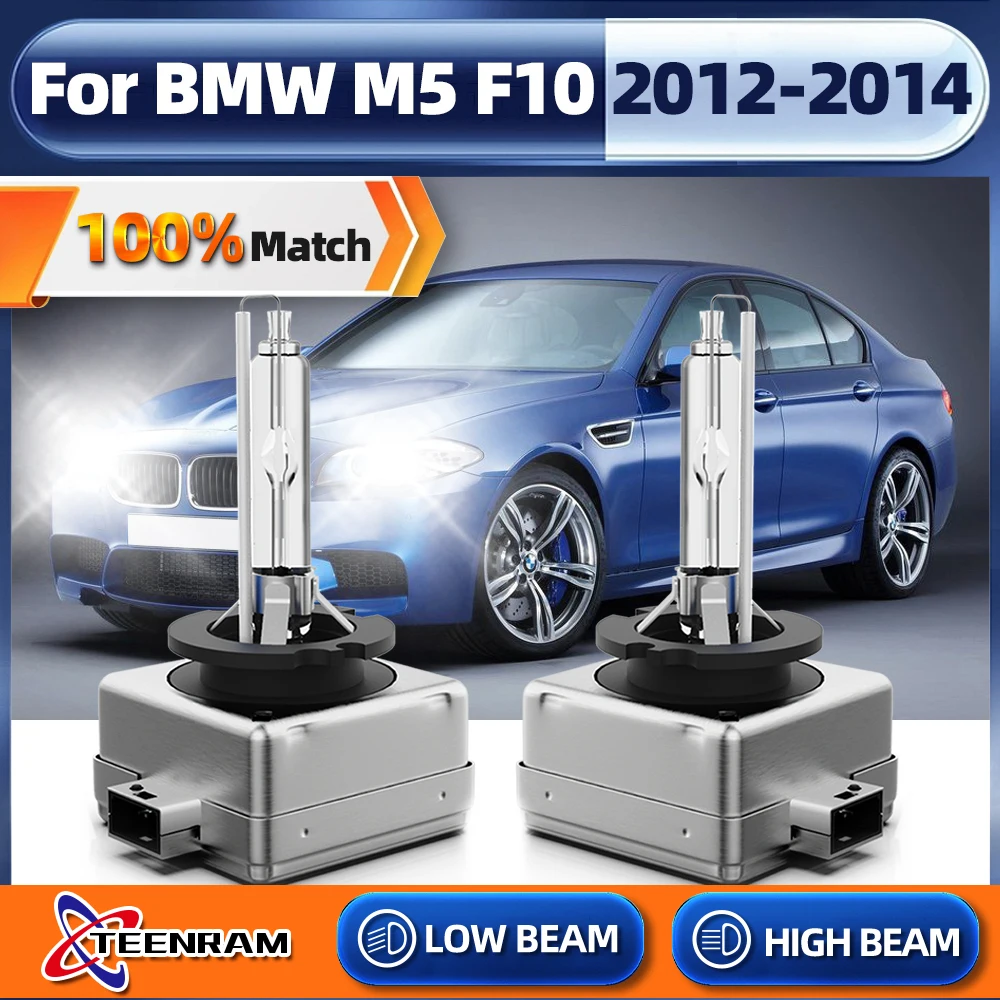 

2PCS 35W D1S HID Xenon Headlight Bulb 6000K White Canbus Car Light CSP Chip Auto Lamp 12V 20000LM For BMW M5 F10 2012 2013 2014