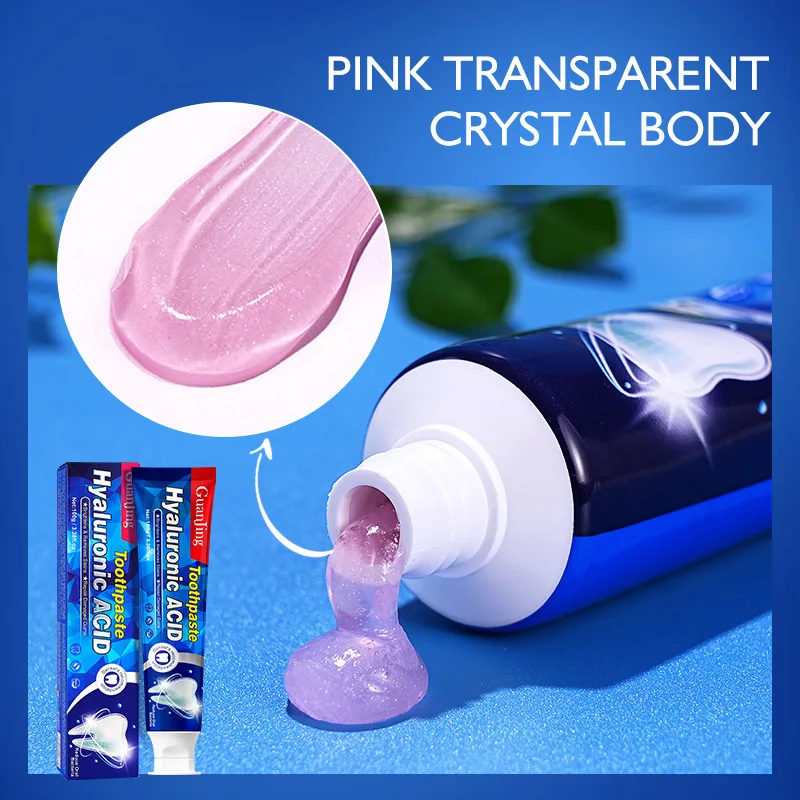 

Зубная паста с гиалуроновой кислотой для удаления пятен, уход за полостью рта