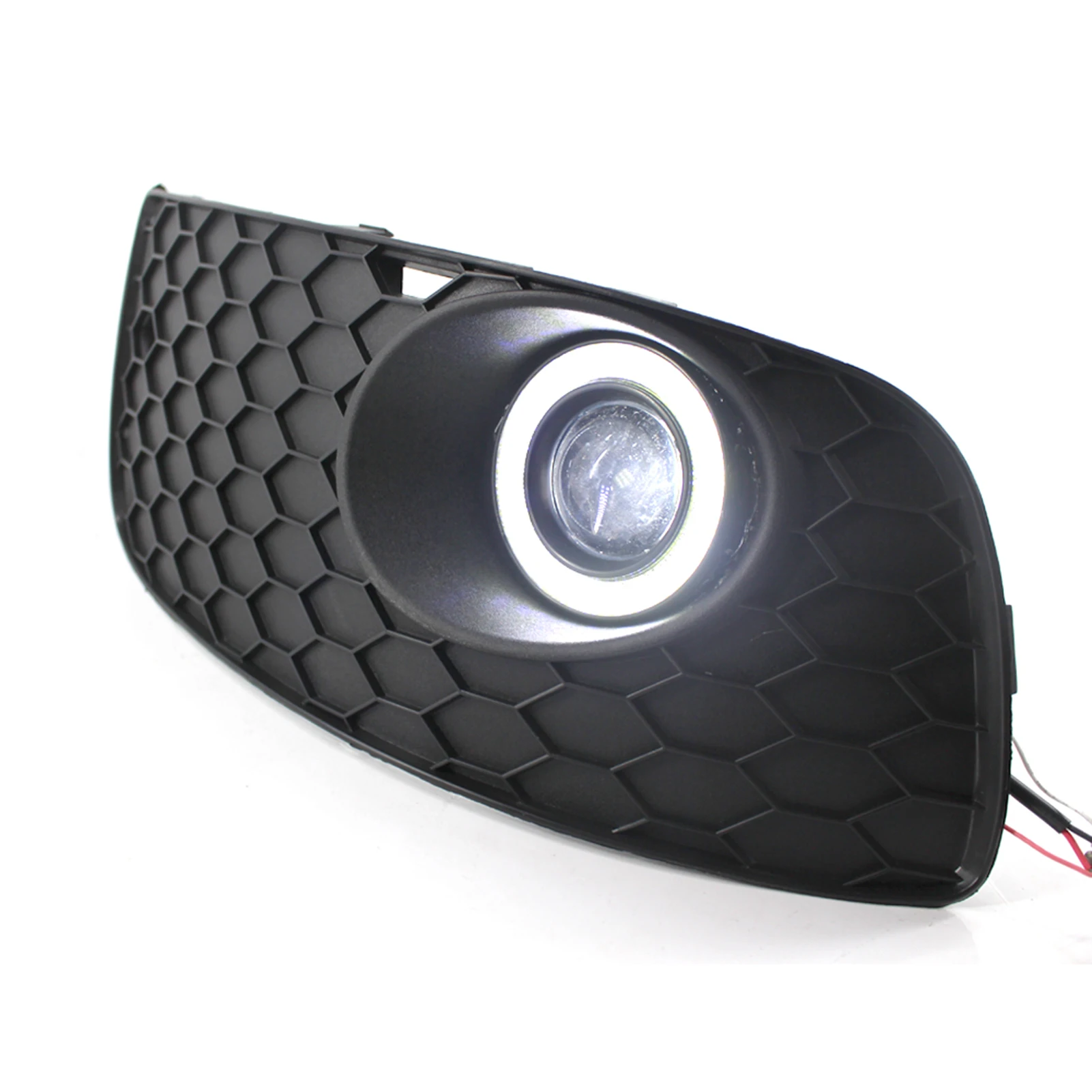 Передняя противотуманная светодиодная лампа ангела бампер решетка крышка