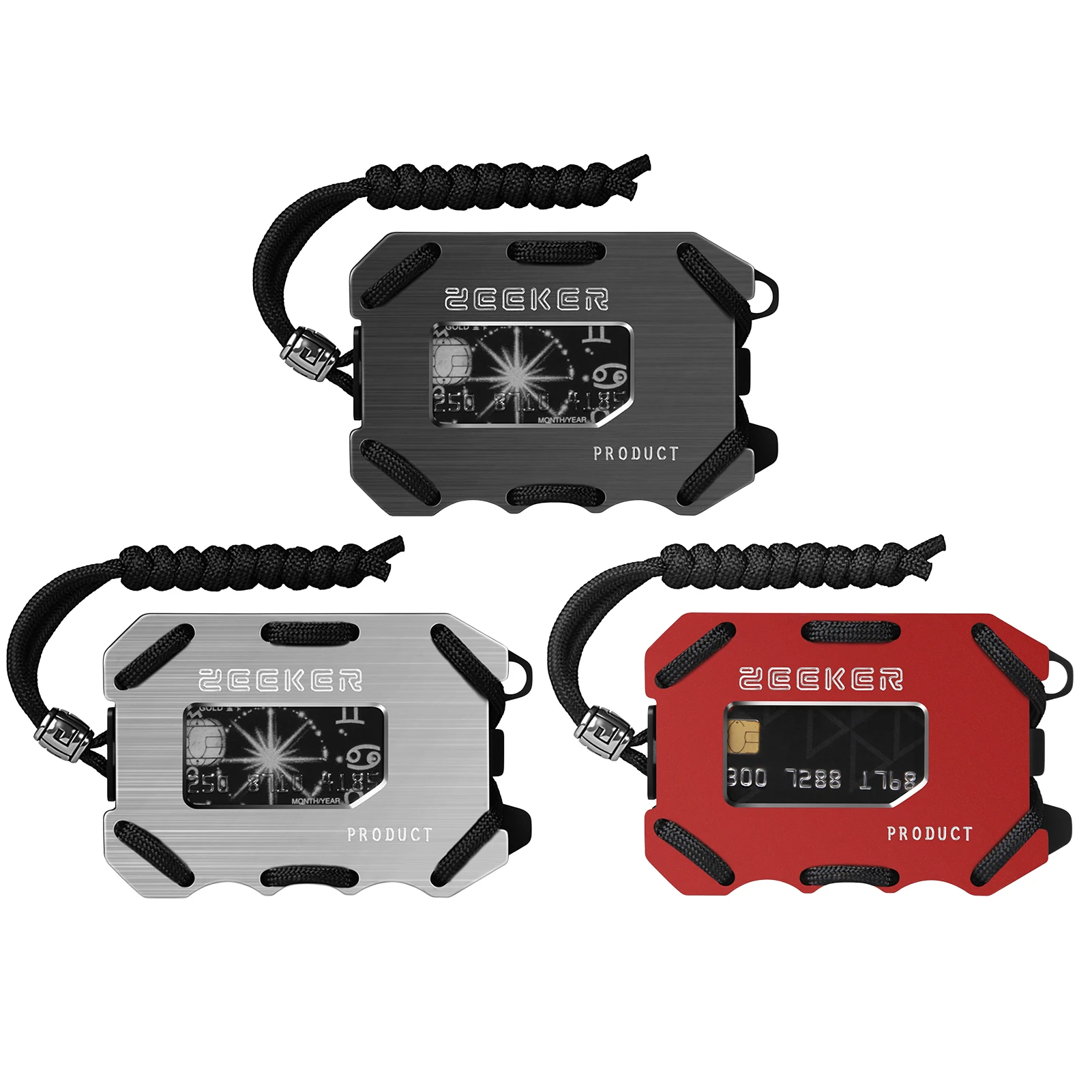 

RFID Blocking Wallet Larger Capacity With 12 Slots Wallet Minimalist Front Pocket For Men Stainless Money Clip Slim And