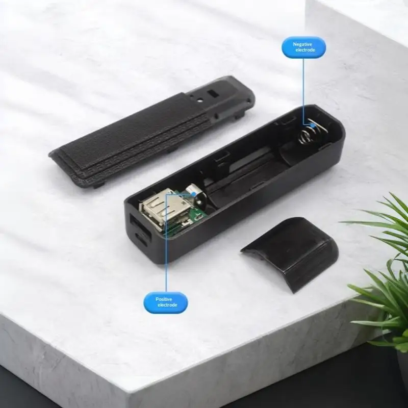 Фото 1 шт. новый портативный мобильный USB-аккумулятор (Power Bank) в корпусе-боксе для 1 аккумулятора 18650 (DIY) №3