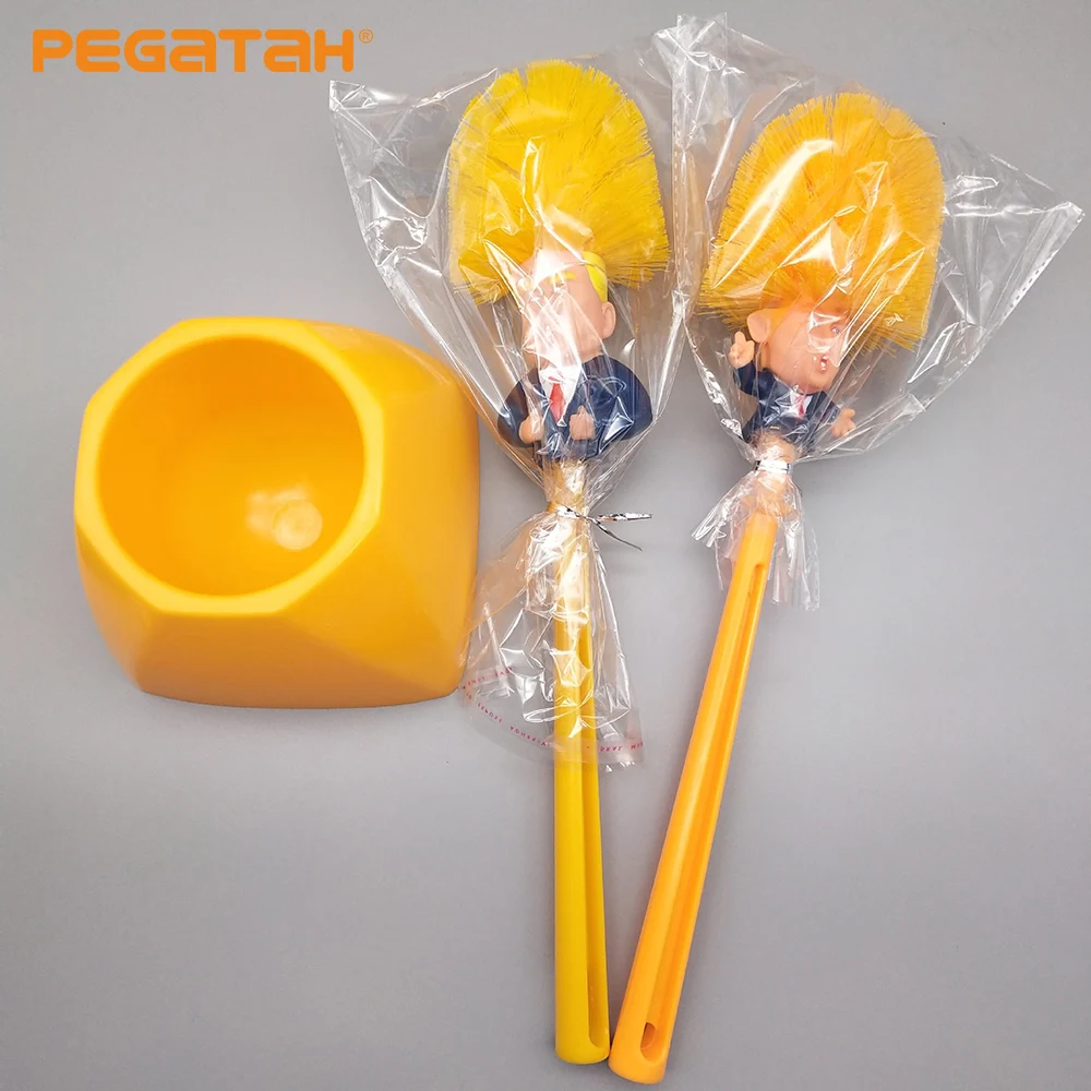 

Toilet brush toilet holder bathroom accessories Creative Lovely Cartoon Shape Lavatory Brush Bathroom Products Clean