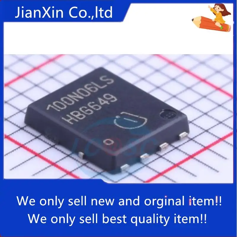 

10pcs 100% orginal new BSC100N06LS3G BSC100N06 Silkscreen 100N06LS TDSON-8