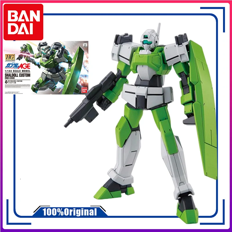 

Bandai Аниме Гундам набор для сборки фигурки, модель HG AGE SHALDOLL CUSTOM 1/144 аниме экшн-фигурка Сборная модель игрушки Коллекционная модель
