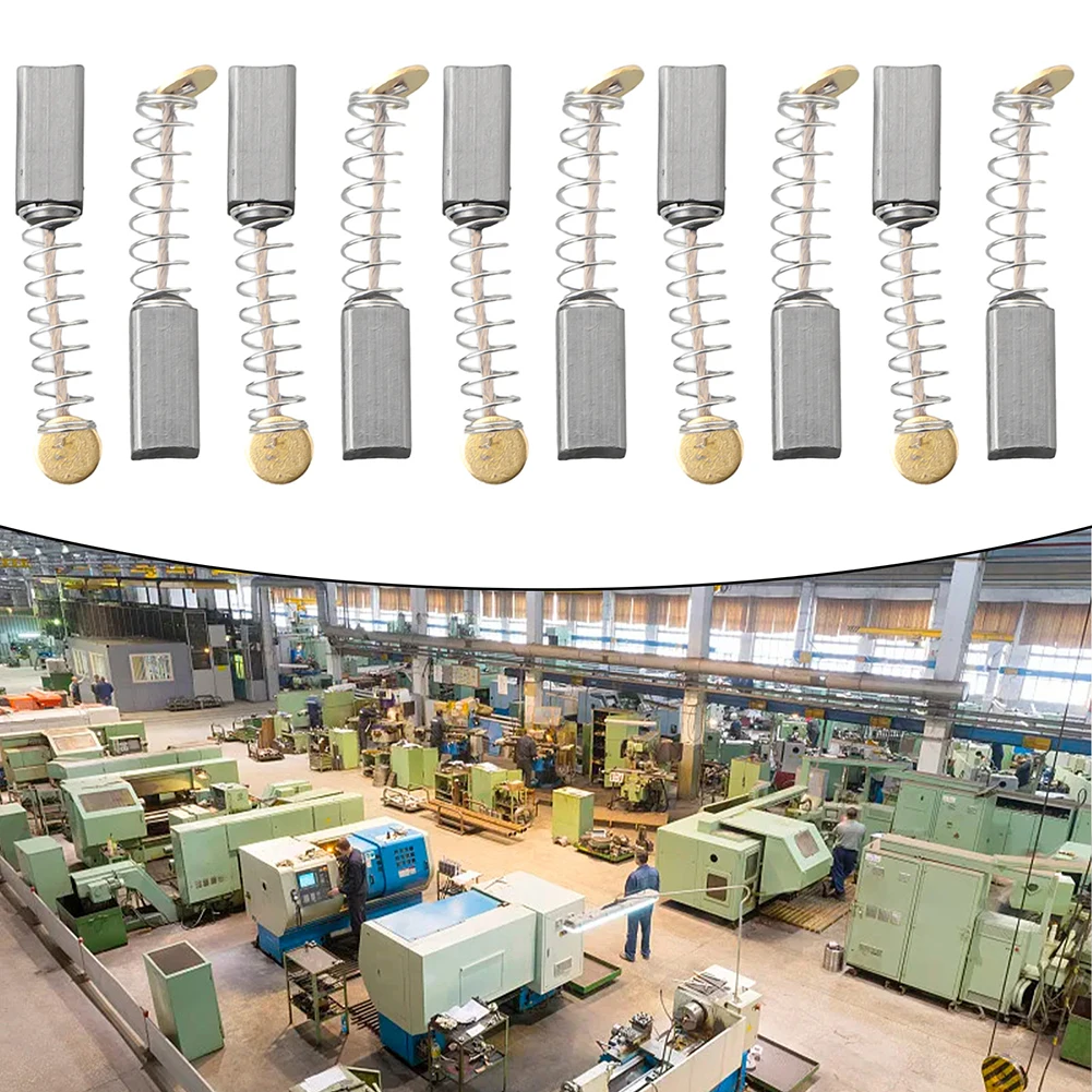 40 шт. 10x5x5 мм угольные щетки электроинструмент для электродвигателя