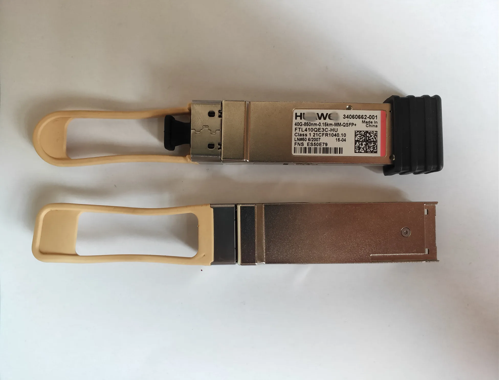 40G QSFP fiber module Hua Wei/34060662-001 FTL410QE3C-HU TR-QQ85S-N00 40G-850NM-0.15KM-MM-QSFP+/40G QSFP fiber transceiver