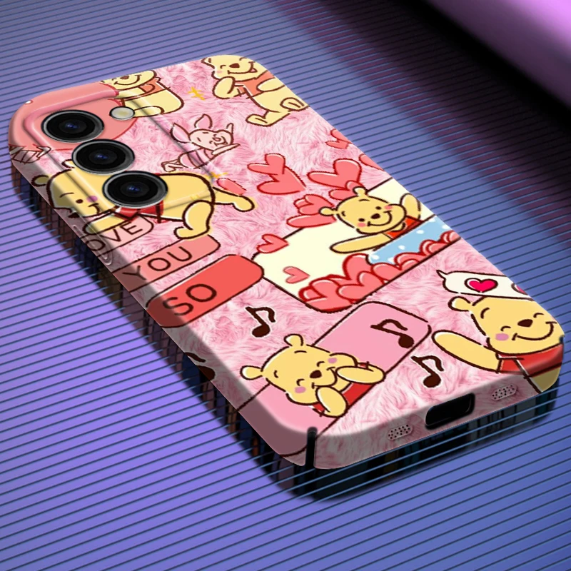 

Disney Winnie the Pooh Cute Film Phone Case For Samsung A73 A54 A53 A34 A32 A23 A22 A21 A14 A13 A12 A04 5G Feilin Hard Cover