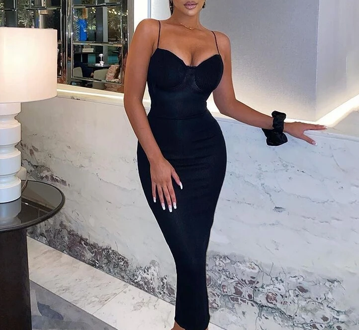 Пикантные длинные летние женские платья с V-образным вырезом элегантные модные