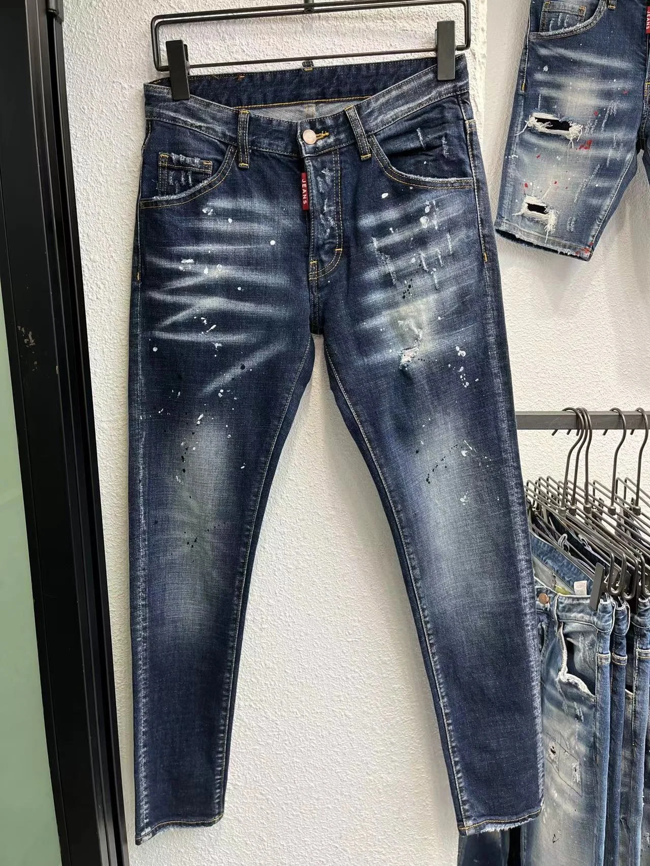 

Модные мужские джинсы zc9658 2022 подиумная роскошная мужская одежда в европейском стиле для вечеринки