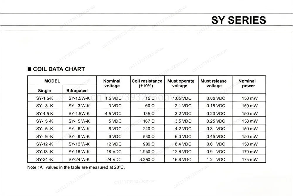 Df 10 шт. SY-5-K 5VDC SY-12-K 12VDC SY-24-K SY-5W-K SY-12W-K SY-24W-K 6PIN 1A реле, запасные части (art.: 3920dcee0ea8a) - 3920dcee0ea8a
