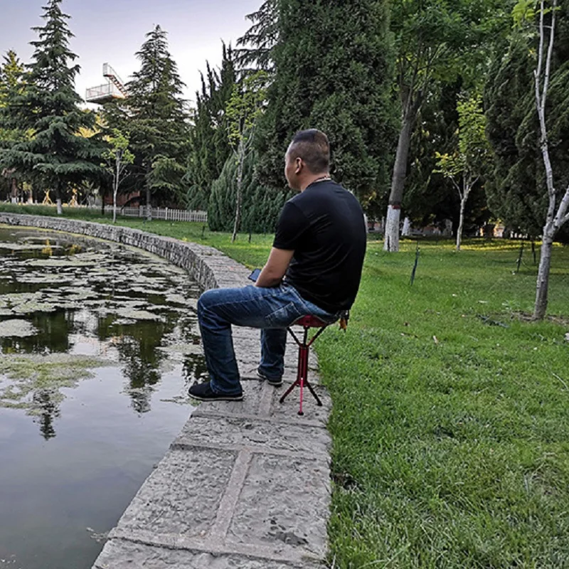 Фото Сверхлегкий складной стул — 330 фунтов, 600D Оксфорд, выдвижной стул для кемпинга/рыбалки, портативный 2,2 фунта для пеших прогулок/путешествий №3