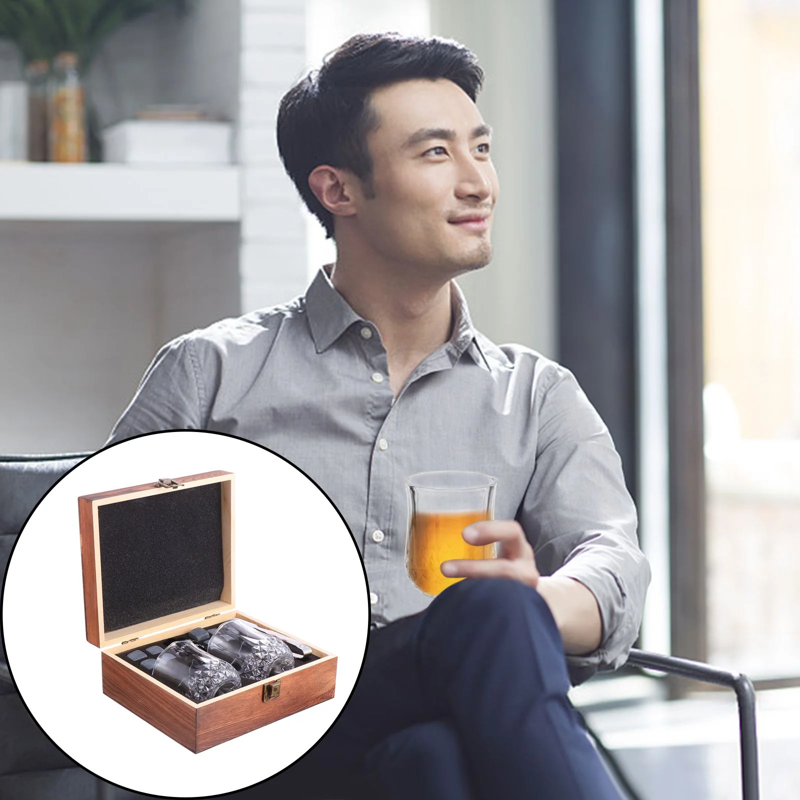 

1 Set Ice Stones Creative ChillingStones Whisky Ice Stones Ice Cube Stones for Home
