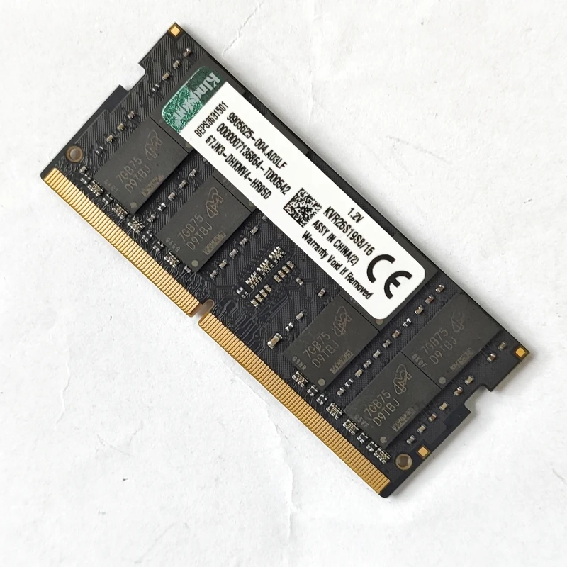 

Kingston RAMS DDR4 16GB 2666MHz Laptop memory KVR26S19S8/16 ddr4 16gb 2666mhz 1.2v