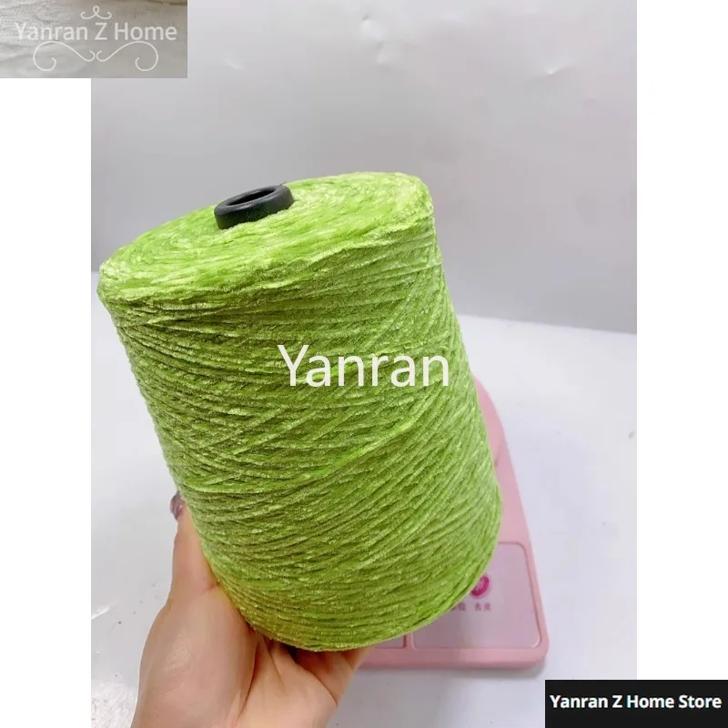 500 г 2 мм грушевидная блестящая синель пряжа тонкая плюшевая шерстяная веревка