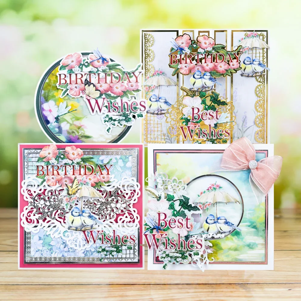 Чаризма кружевные слова очаровательный день рождения любовь металлические