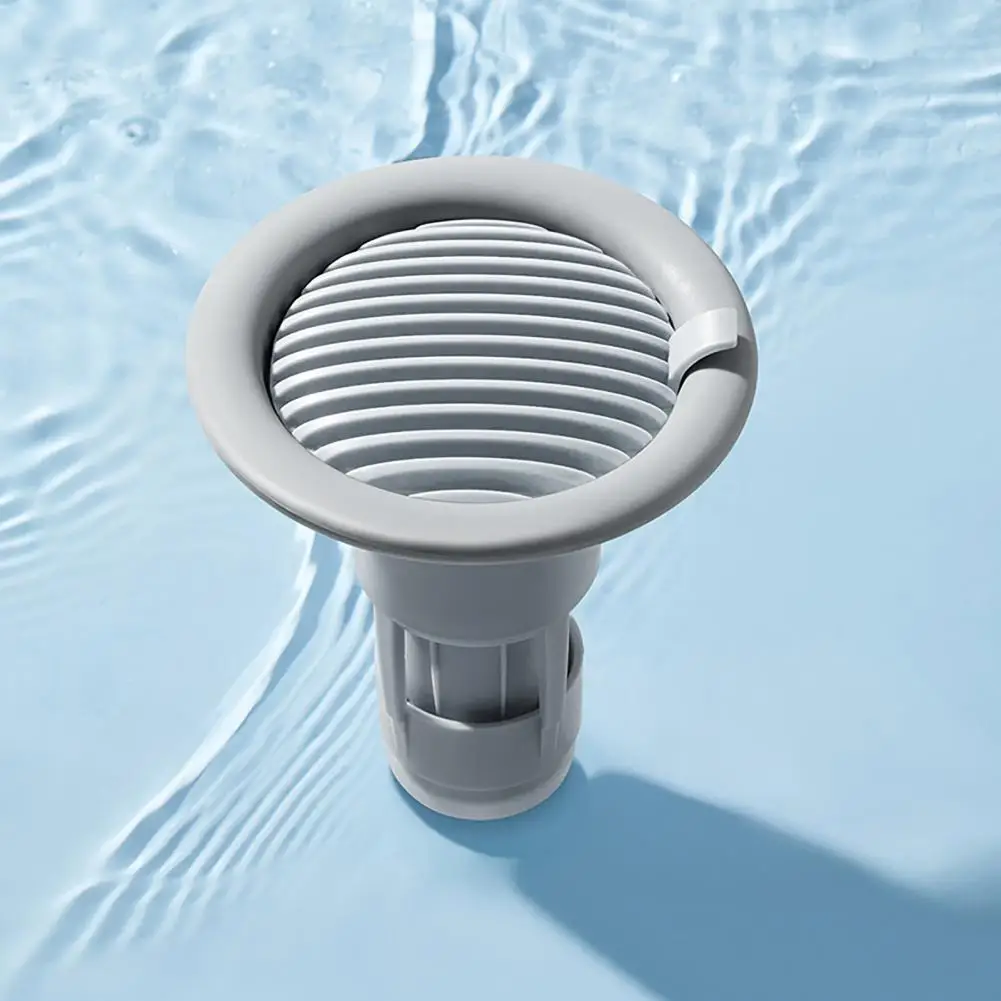

Bathroom Floor Strainer 1 Set Practical Durable Hair Stopper Prevent Clogging Sewer Strainer for Bathroom