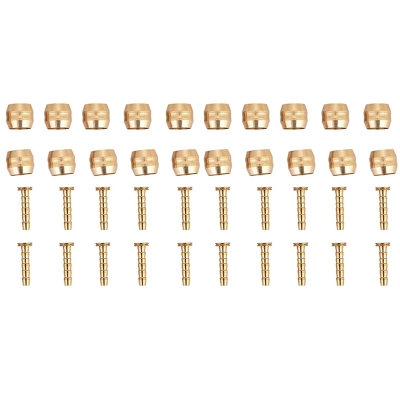 

20 Set Hydraulic Disc Brake Hose MTB Mountain Bike Bicycle Olive Connector Insert for Shimano BH59 Replacement Part
