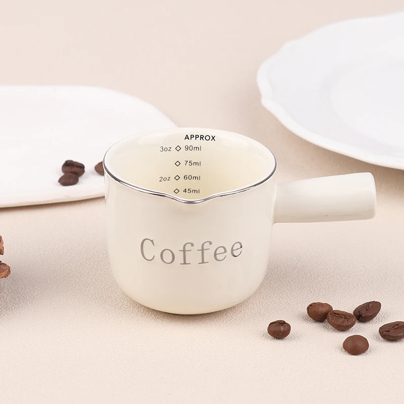 Керамический Мини-кувшин для молока Миксер с ручкой приготовления эспрессо кофе