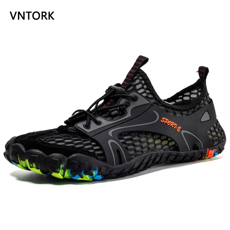 Summer Man Hiking Shoes Quick Dry Breathable Barefoot Shoes Outdoor Nonslip Rubber Upstream Shoes Wading Water Sneakers Unisex