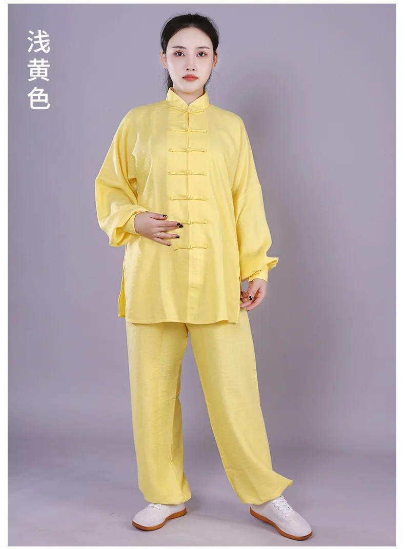 Униформа Тай Чи хлопок и лен Тайцзицюань китайский традиционный костюм ушу