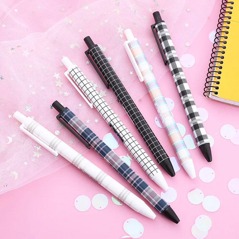 

10pcs/Set Cloth Pattern Pressing Pen Creative School Office Gel Pens Kawai Thing Kids Student Prize Cute Funny Stationery